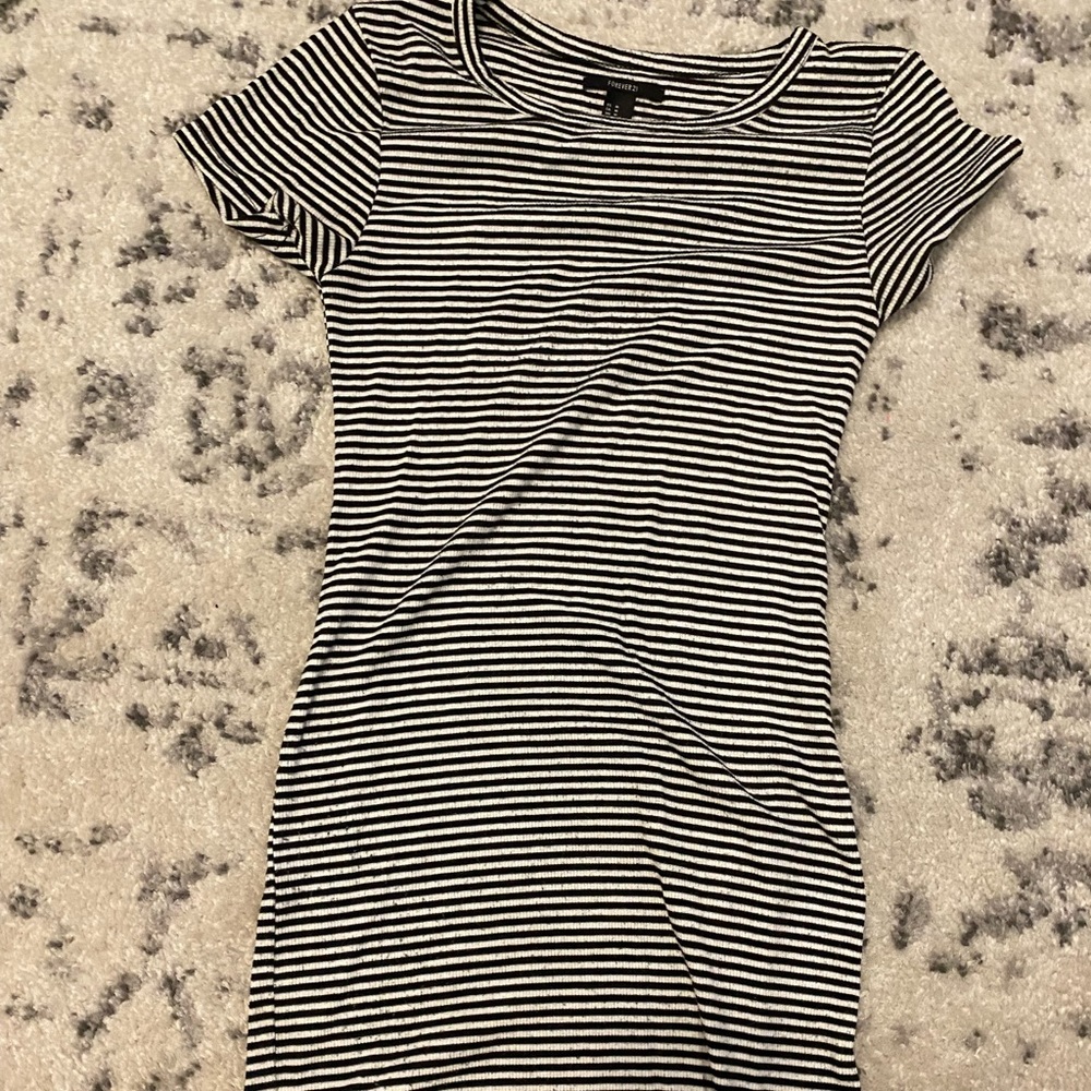 Striped tshirt dress
